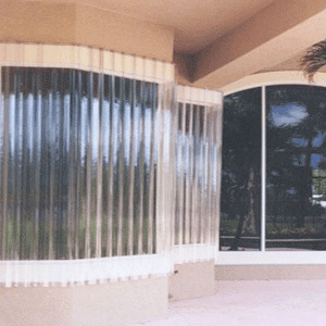 Fixed panel shutters on multiple openings