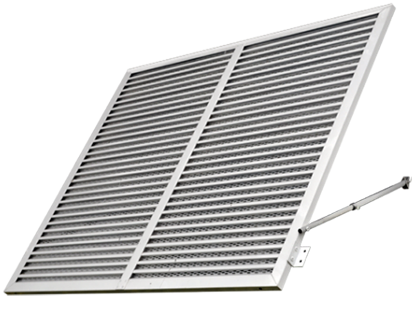 Bahama storm shutters on coastal home