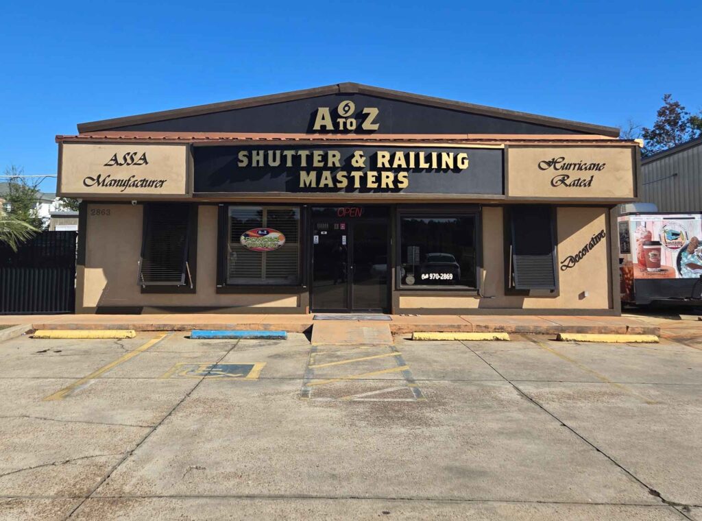 A to Z Shutter Masters facility in Foley, Alabama